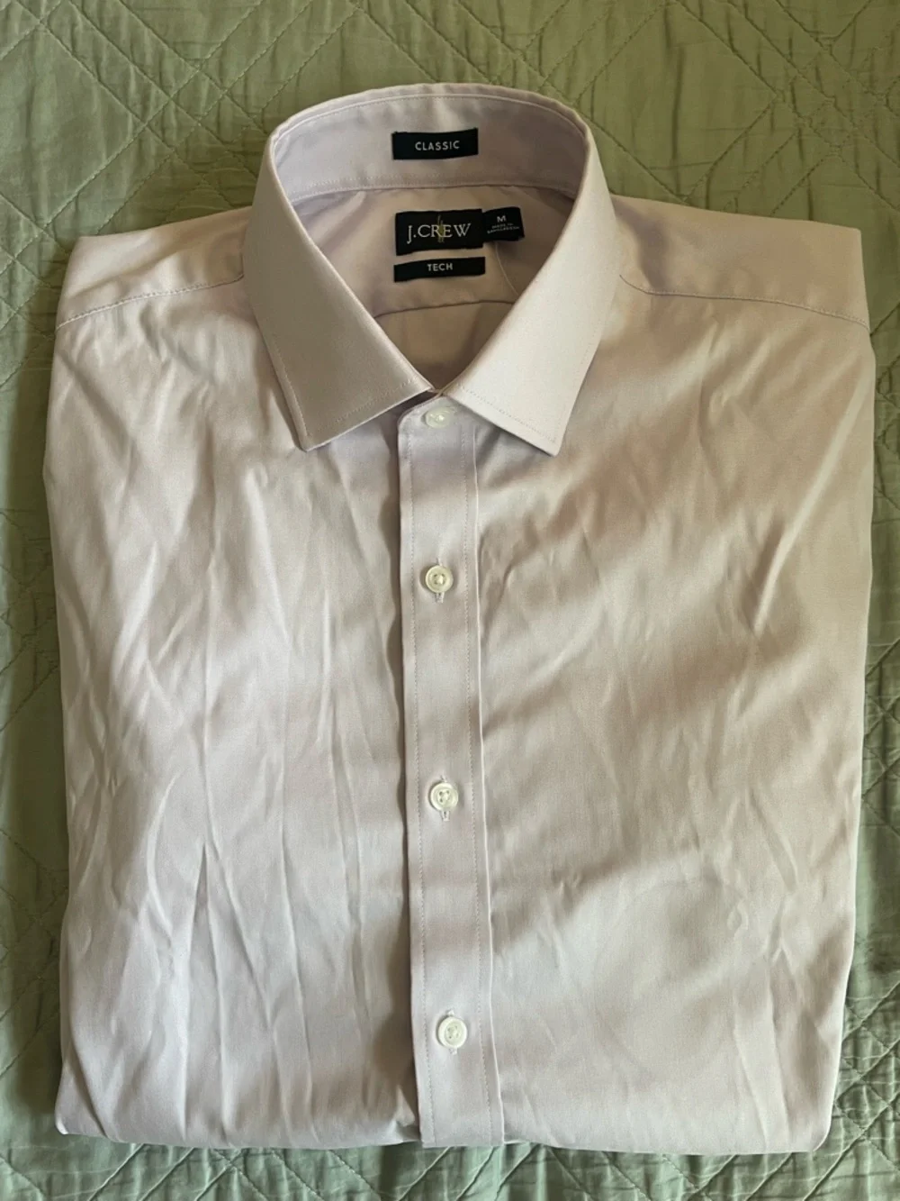 J. Crew Bowery performance stretch dress shirt spread collar Size M $98‎ BX291